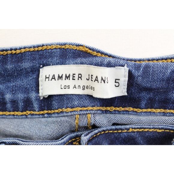 Hammer jeans distressed high rise skinny jeans womens 5 normcore casual basic - Picture 3 of 6